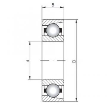 ISO E15 deep groove ball bearings