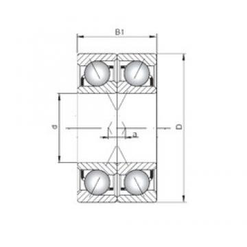 ISO 7004 ADF angular contact ball bearings