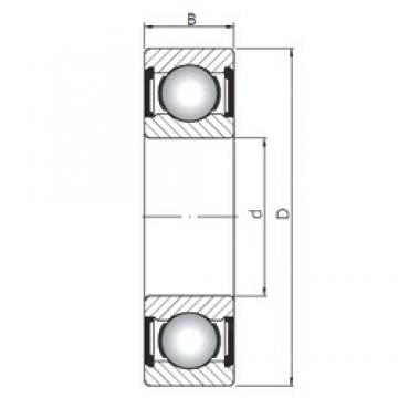 ISO 6028 ZZ deep groove ball bearings