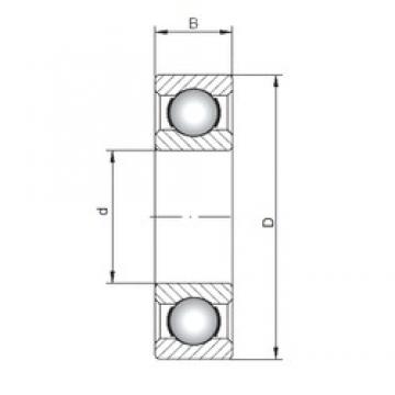 ISO 6016 deep groove ball bearings