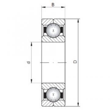 ISO Q326 angular contact ball bearings