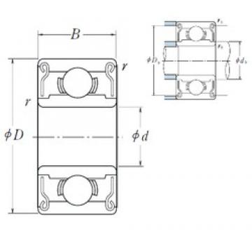 ISO R1810ZZ deep groove ball bearings